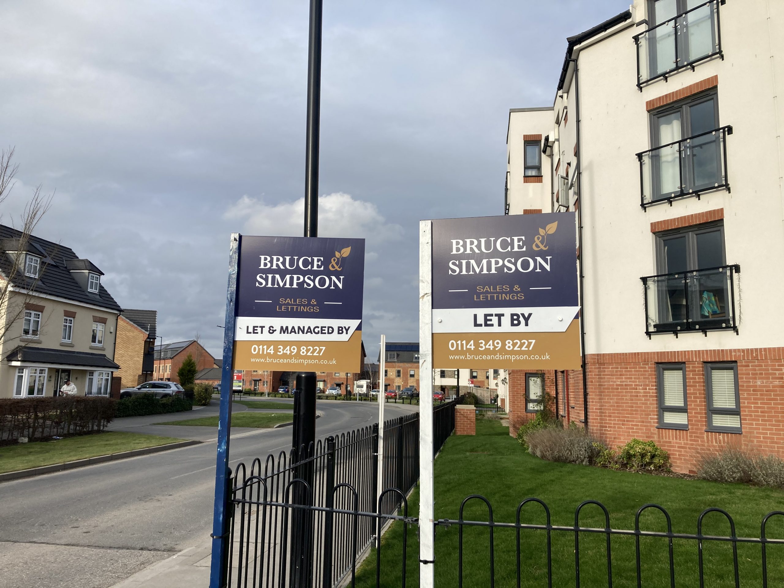 Bruce & Simpson boards on Waverley Estate 